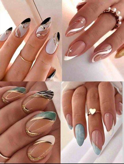 96pcs/Set French Press On Nails